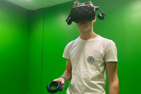 drohne mit vr brille